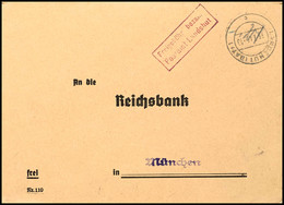 9584 1946, "Freigebühr Bezahlt Postamt Landshut", Roter Ra2 Klar Auf Brief Der 2. Gewichtsstufe Aus LANDSHUT 1 14.1.46 N - Altri & Non Classificati