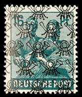9742 16 Pfg Schwarzblaugrün, Netzaufdruck, Tadellos Postfrisch, Gepr. ARGE Kontrollrat, Katalog: 42IIb ** - Other & Unclassified