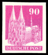 9850 90 Pfg Kölner Dom, Ungezähnt, Tadellos Postfrisch, Aus Makulatur Stammend, Gepr. Dr. Wittmann, Katalog: 96U ** - Other & Unclassified