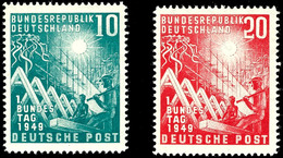 9883 10 Pfg. Und 20 Pfg. Bundestag, Postfrisch, Pracht, 100,-, Katalog: 111/12 ** - Other & Unclassified