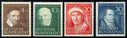 9923 4 - 30 Pfg Helfer Der Menschheit, 4 Werte Komplett, Tadellos Postfrisch, Unsigniert, Mi. 140.-, Katalog: 143/46 ** - Autres & Non Classés