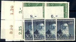 9936 4-30 Pf Wohlfahrt 1952 Vier Mal Tadellos Postfrisch Komplett, Mi. 520,--, Katalog: 156/59(4) ** - Altri & Non Classificati