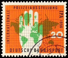 9970 20 Pfg Internationale Polizeiausstellung, Plattenfehler I "Antillen Fehlen Fast Vollständig", Eckstempel, Rücks. Or - Other & Unclassified