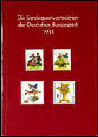 10061 Jahrbuch 1981 Im Umschlag, Postpreis 67 DM  ** - Altri & Non Classificati