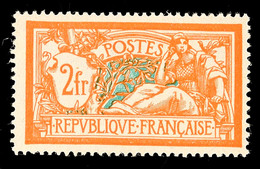 10143 2 Fr. Orangerot/hellblau, Allegorie 1920, Farbfrisch, Tadellos Ungebraucht, Mi. 100.-, Katalog: 139 * - Autres & Non Classés