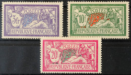 10145 3 Fr. - 20 Fr. Allegorie, Tadellos Ungebraucht, Mi. 350.-, Katalog: 181/83 * - Altri & Non Classificati