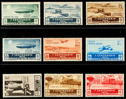 10218 25 C. Bis 3 L. Flugpostmarken Und 2 Bis 4,50 L. Flugpost-Eilmarken, Postfrisch, Pracht, Mi. 255.-, Katalog: 505/13 - Autres & Non Classés