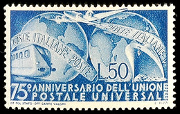 10224 50 L. UPU, Tadellos Postfrisch, Katalog: 772 ** - Altri & Non Classificati