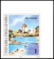 10560 1 ND. Donau, Ungezähnt Aus Der Rechten Oberen Bogenecke, Postfrisch, Katalog: 50U ** - Kroatien