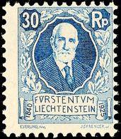 10583 10 Bis 30 Rp, Geburtstag Von Fürst Johann, Komplett, Postfrisch, Katalog: 72/74 ** - Liechtenstein