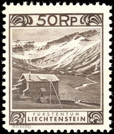 10590 50 Rp. Kosel-Serie, B-Zähnung, Tadellos Ungebraucht, Mi. 180.-, Katalog: 102B * - Liechtenstein
