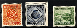 10606 10 Rp. Bis 1.20 Fr. Eröffnung Des Landesmuseums Vaduz, Tadellos Gestempelt, Mi. 75.-, Katalog: 319/21 O - Liechtenstein