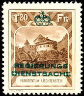 10612 5 Rp. Bis 1.20 Fr. Landschaften Mit Bdr.-Aufdruck, Kpl. Ungebrauchter Kabinettsatz, Mi. 400.-, Katalog: 1/8 * - Sonstige & Ohne Zuordnung