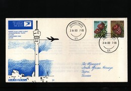 South Africa 1980 SAA / SAL First Flight Johannesburg - Taipei - Airmail