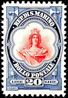 10703 20 L. Freimarken Nationale Symbole 1929, Tadellos Ungebraucht Mit Originalgummi Und Kleiner Falzspur, Mi. 900,- Fü - Sonstige & Ohne Zuordnung