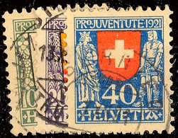 10754 10, 20 Und 40 C. Pro Juventute Tadellos Gestempelt, Mi. 45.-, Katalog: 172/74 O - Autres & Non Classés