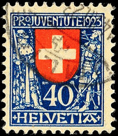 10758 40 C. Pro Juventute 1923, Tadellos Gestempelt, Mi. 65.-, Katalog: 188 O - Autres & Non Classés