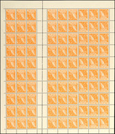 10831 15 Rp. Landschaften 1935, Kpl. Markenheftchenbogen Postfrisch, Mittig Waagerecht Gefaltet Und Dort Links Im Rand A - Carnets