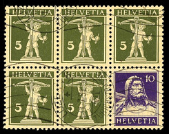 10850 Markenheftchenblatt Ohne Rand, Teilwellenstempel, Katalog: HBl.29x O - Zusammendrucke