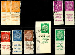 10915 1948, "Münzen" 3-50 M. Mit TAB's, Dabei Untersorten Wie Nr. 1 D Und F, 2 F, 3 XD Und F Und 6 YA, Pracht, Mi. 422,- - Other & Unclassified