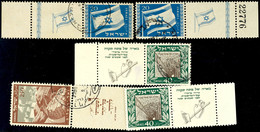 10923 1949, 3 Sondermarken Mit TAB's. Dabei Nr. 16  Und 17 Je Zweimal Mit TAB Links Und Rechts, Tadellos, Mi. 270,--, Ka - Autres & Non Classés