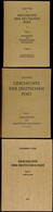 10966 Sauter/Steinmetz/Elias - GESCHICHTE DER DEUTSCHEN POST, Teil 2 (Nachdruck 1952), Teil 3 (1951) Und Teil 4 (1979),  - Altri & Non Classificati