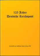 10971 125 Jahre Deutsche Reichspost, Festschrift Zum Jubiläums-Salon In Essen, 1996, Gebrauchte Erhaltung - Autres & Non Classés