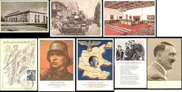 11273 III. REICH, */o, Lot Von 25 Verschiedenen S/w Bzw. Color Propagandakarten U.a. A. Hitler, Obersalzberg, Gedenk-, G - Other & Unclassified