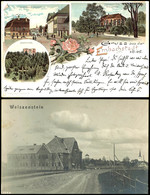 11510 1897-1909, Partie Mit Neun Gebrauchten Ansichtskarten Aus Reval (5 Verschiedene), Narva (1897 Mit Vier Ansichten), - Estonie