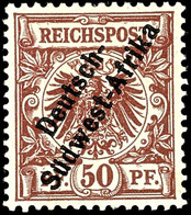 11823 50 Pf. Mit Aufdruck In 3 Worten Tadellos Ungebraucht, Gepr. Bothe BPP, Mi. 280.-, Katalog: II * - Africa Tedesca Del Sud-Ovest