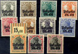 11827 2 1/2 Pf. - 50 Pf. Tadellos Postfrisch, Dabei 1b Und 3b, Mi. 126,50, Katalog: 1/11 ** - Autres & Non Classés