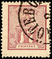 11914 1866, 17 Öre Löse, Sehr Gut Gezahnt, Sauber Gestempeltes Prachtstück, Mi. 140.-, Katalog: 15a O - Sweden