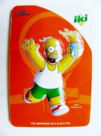 Magnet From Lithuania IKI Market The Simpsons Animation 2015 Sport Torch Relay - Sports