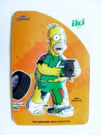 Magnet From Lithuania IKI Market The Simpsons Animation 2015 Sport Racing Car Rally - Deportes