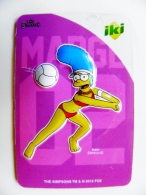 Magnet From Lithuania IKI Market The Simpsons Animation 2015 Sport Ball Volleyball - Sport