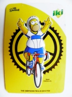 Magnet From Lithuania IKI Market The Simpsons Animation 2015 Sport Cycling Bicycle - Sport