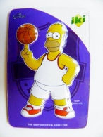 Magnet From Lithuania IKI Market The Simpsons Animation 2015 Sport Basketball - Deportes