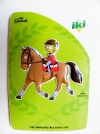 Magnet From Lithuania IKI Market The Simpsons Animation 2015 Sport Horse Animal - Sports