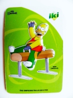 Magnet From Lithuania IKI Market The Simpsons Animation 2015 Sport Gymnastics - Deportes