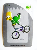 Magnet From Lithuania IKI Market The Simpsons Animation 2015 Sport Cycling Bicycle - Deportes