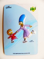 Magnet From Lithuania IKI Market The Simpsons Animation 2015 Sport Figure Skating - Deportes