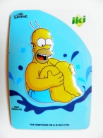 Magnet From Lithuania IKI Market The Simpsons Animation 2015 Sport Swimming Water - Sports