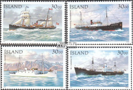 Island 828-831 (kompl.Ausg.) Postfrisch 1995 Postschiffe - Unused Stamps