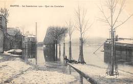 78-MANTES- INONDATION 1910, QUAI DES CORDELIERS - Mantes La Jolie