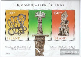 Iceland Block37 (complete Issue) Unmounted Mint / Never Hinged 2005 National Museum - Neufs