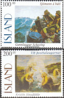 Iceland 842-843 (complete Issue) Unmounted Mint / Never Hinged 1996 Paintings - Neufs