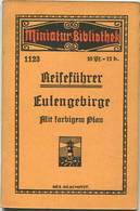 Miniatur-Bibliothek Nr. 1123 - Reiseführer Eulengebirge Mit Farbigem Plan - 8cm X 12cm - 40 Seiten Ca. 1910 - Verlag Für - Autres & Non Classés