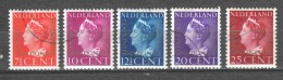 Netherlands 1947 NVPH Dienst D20-24 (COUR DE JUSTICE) Canceled (1) - Dienstmarken