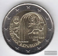 Slovakia 2018 Stgl./unzirkuliert Reprint 1 Million. Stgl./unzirkuliert 2018 2 Euro 25 Years Republic - Slovakia