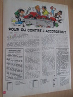 CLI518 : Pour Fans De GASTON LAGAFFE :  Page A4 Tirée De Spirou Années 60/70 Avec Dessin Non Repris Dans Les Albums - Gaston